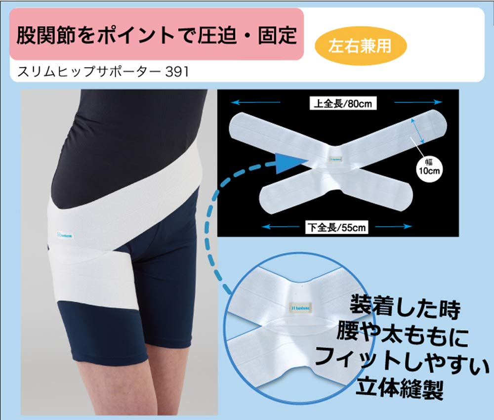 Bonbone Hüftstütze Slim Hüftstütze 391 Weiß Einheitsgröße