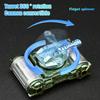 Metal Tank Fidget Spinner Deformable Stress Anxiety Relief Portable Travel Kids Teens Adults Fingertip Spinning Gyro Sensory Toy