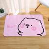 Cartoon Pink Cute Rabbit Bear Dog Floor Mats Home Laundry Rug Carpet For Living Room Decor Lounge Area Antislip Foot Mat Doormat