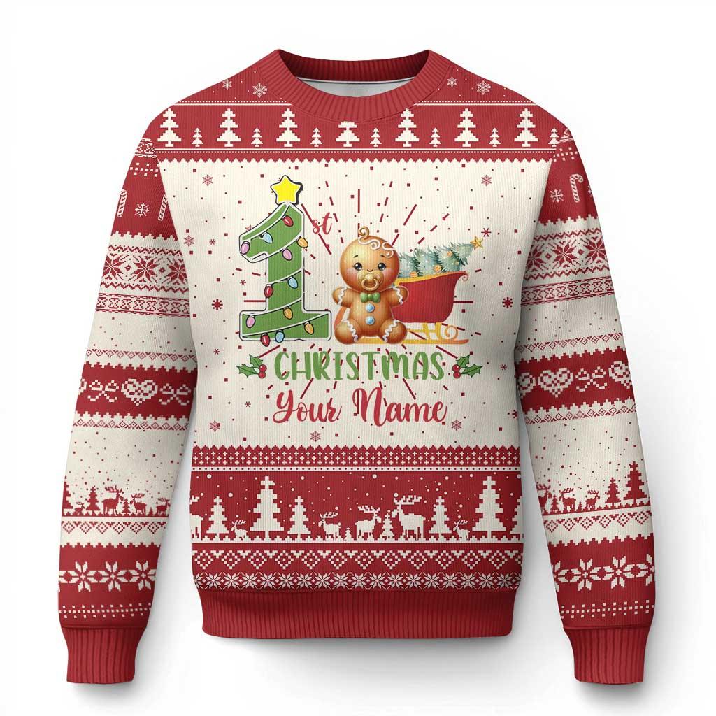 Gingerbread Man Oh Snap Xmas Ugly Christmas Sweater Funny Gingerbread Pattern Sweatshirts Pullover Boys Women Jumper Sweaters
