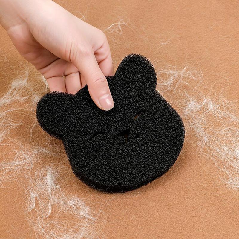 2-6Pcs Pet Hair Remover Bear Shape Laundry Balls Washing Machine Lint Catcher Reusable Clothes Sofa Cat Dog Fur Cleaning Sponge