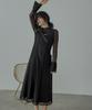 Niana Geometric Party Wedding Black Size S Back-Open Dress, Dress, Dress, Lace,