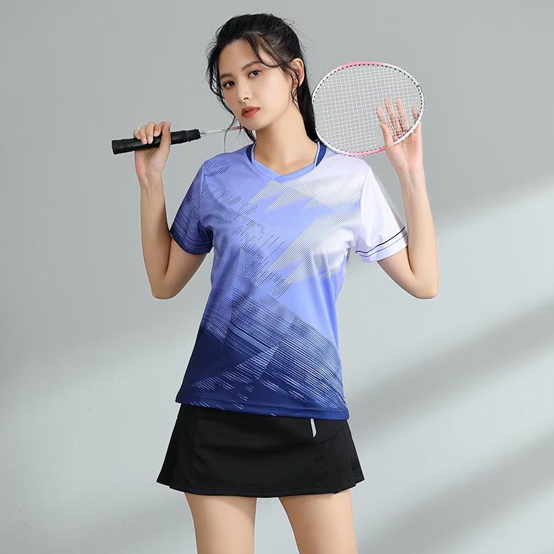 

Unisex Quick-Dry Badminton & Tennis Summer Jersey Set XL
