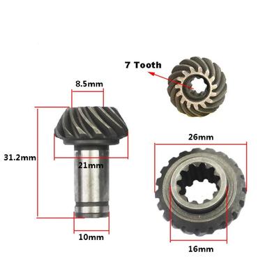 Trimmer Onderdeel Trimmer Tandwiel 9 Tanden/7 Tanden/Vierkant Gat Tuin Elektrisch Gereedschap Eenvoudige Installatie 0.39x1.24x0.33-inch Dropship