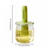 Glass Oil Dispenser with Brush High Temperature Resistant Bottle Easy to Clean Cooking