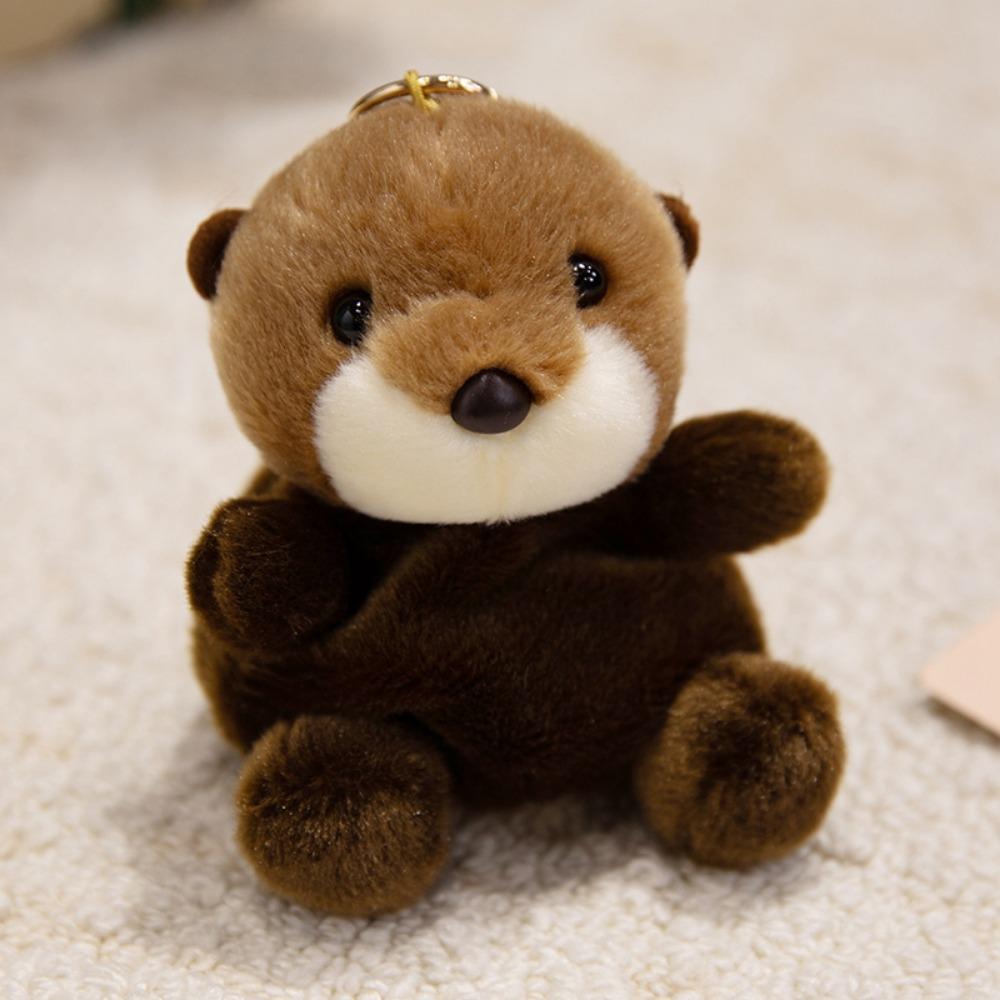 Stuffed Animals Mini Panda Doll Keychain Cute Pet Series Horse Plush Keyring  Kids Toy