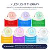 7Colors Photon Nano Hot Spray Face Steamer Sauna Pore Cleaner Red Light Therapy Skin Brightening Air Humidifier Facial Vaporizer