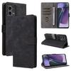 Leather Wallet Case with Card Holder & Lanyard for Moto G Stylus 2023 4G