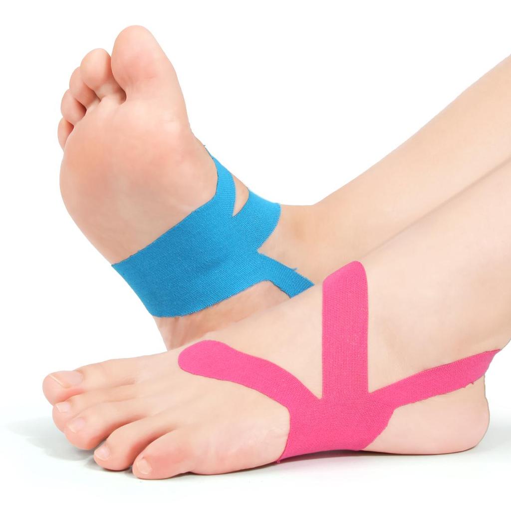 Pre-cut Elastic Foot Pad Kinesiology Tape for Support & Friction Prevention