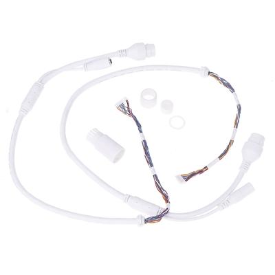 1Pc Ethernet Lan Cable Poe Rj45 Network Cable 10 Pin 10 Core 12 Pin 10 Core Tail Line Waterproof Cap For Camera