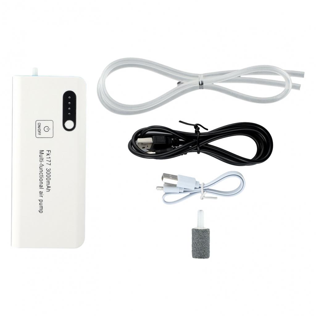 Fishing Aerator Air Pump USB Charging Oxygen Pump Car Oxygenated