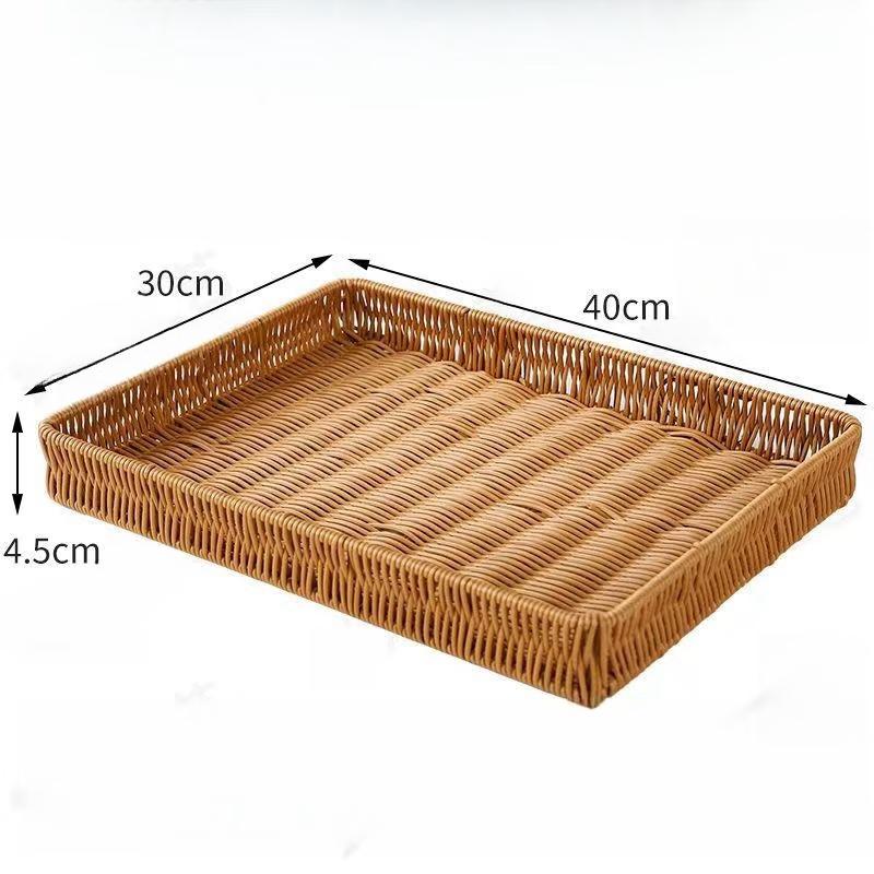 Rectangular Rattan Storage Basket