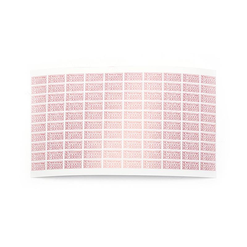 200 Stück 2018-2020 Garantie erlischt bei Beschädigung Schutz Sicherheitsetikett Aufkleber Siegel