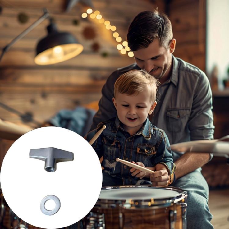 Safety Friendly Zinc Alloy Solid Butterfly Drum Nut Knob Recyclable Material Secure Locking Sustainable Music Gear