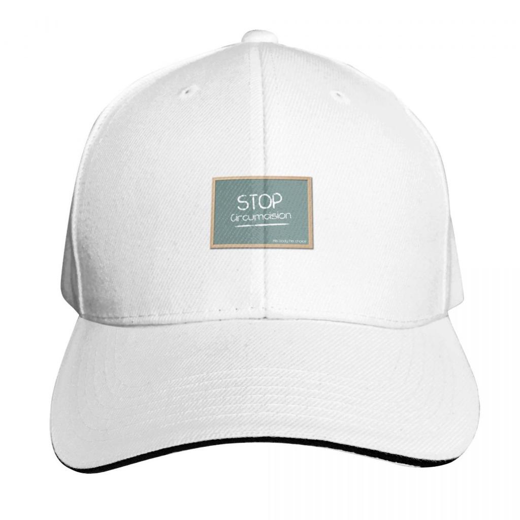 Stop Circumcision Baseball Cap Adjustable Buckle Closure Moisture Wicking Quick Dry Curved Brim Classic Fit