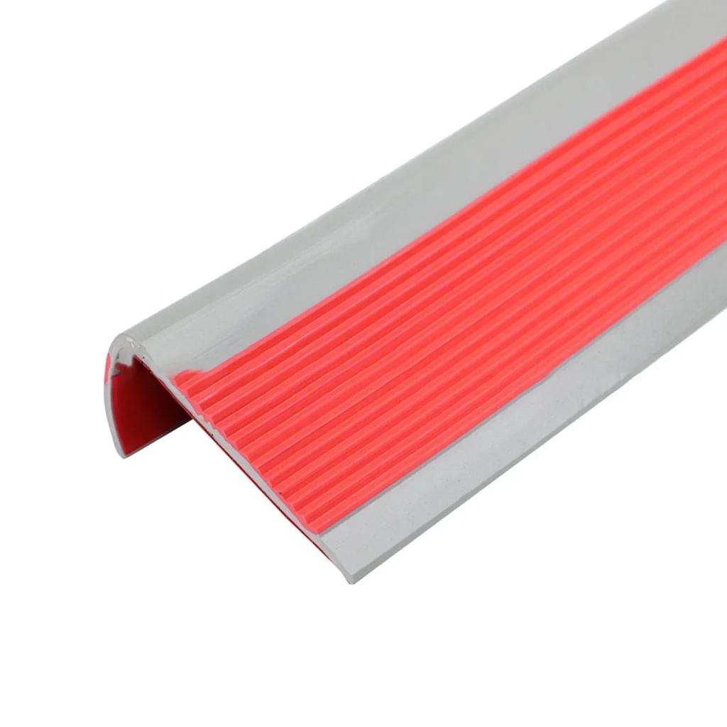 1pcs Stair Nosing Edging Strip Rubber Self-Adhesive For Enhanced Safety Easy Installation Stair Corner Protection Strip 50x25mm
