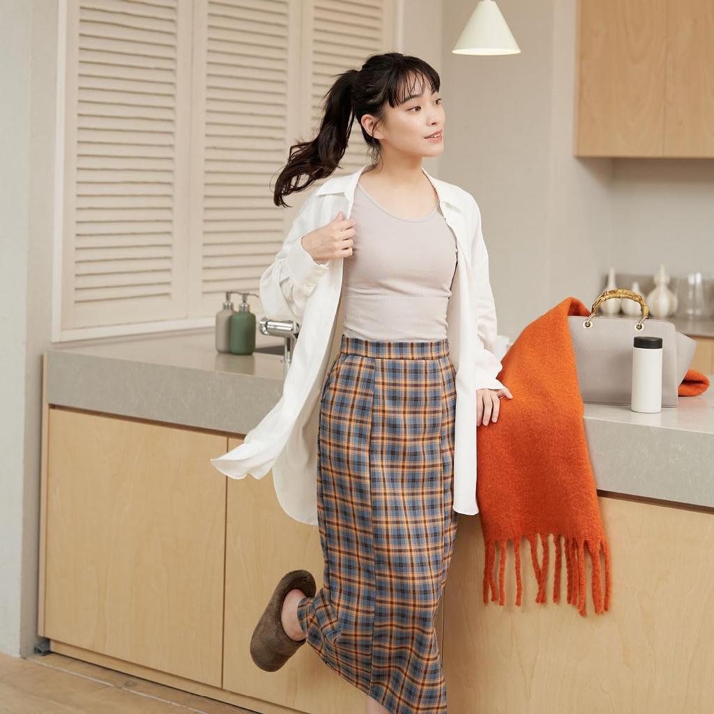 Not Fukusuke Beauty Warming Solid Color Shirt with Belly Fiber in the Belly Wide Rose Size 170 [Satisfied] Applicable. Women's Long-Sleeve Warmer,