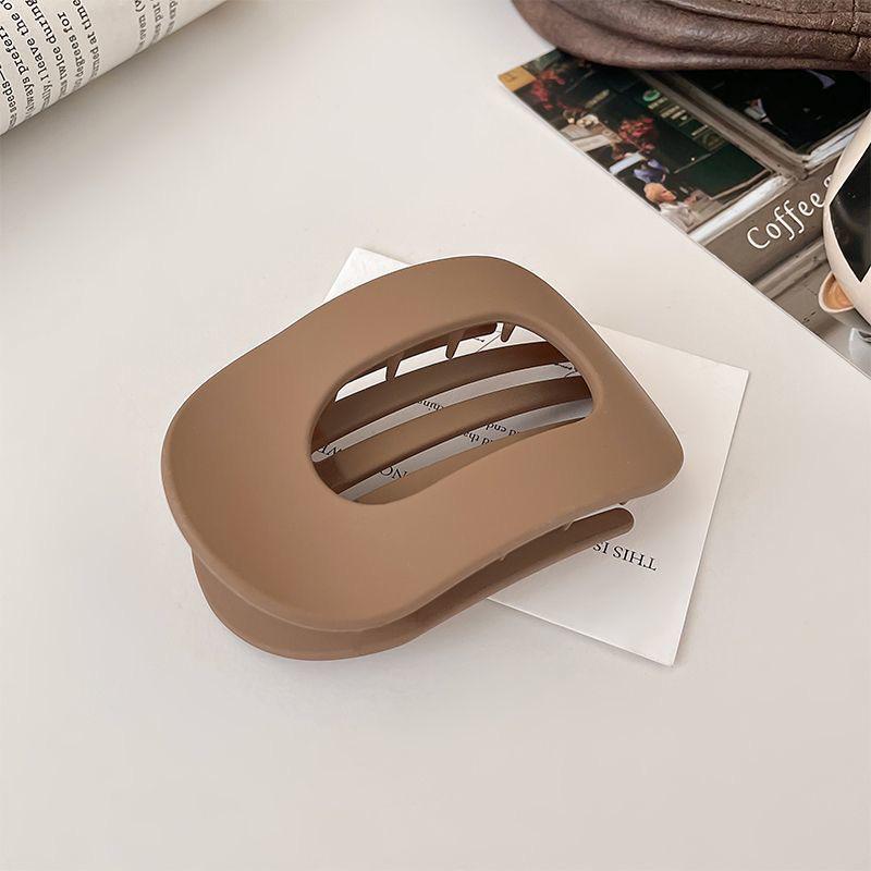 Mattierter ovaler matter Entenschnabel-Haarclip