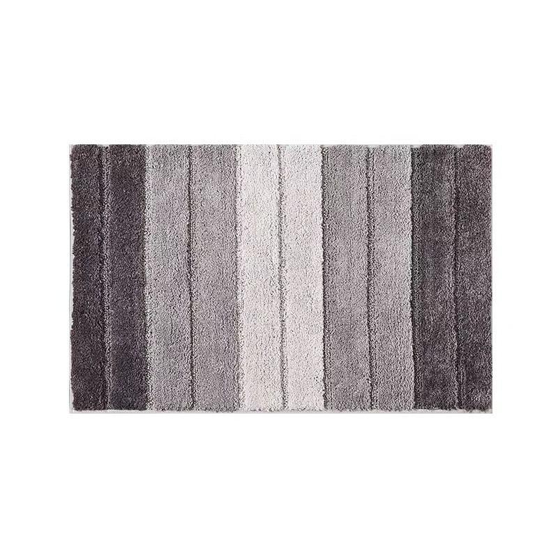 Extra Thick Chenille Plush Bath Mat Non-Slip Absorbent Floor Rug Bathroom Kitchen Entryway Bedroom Modern Minimalist