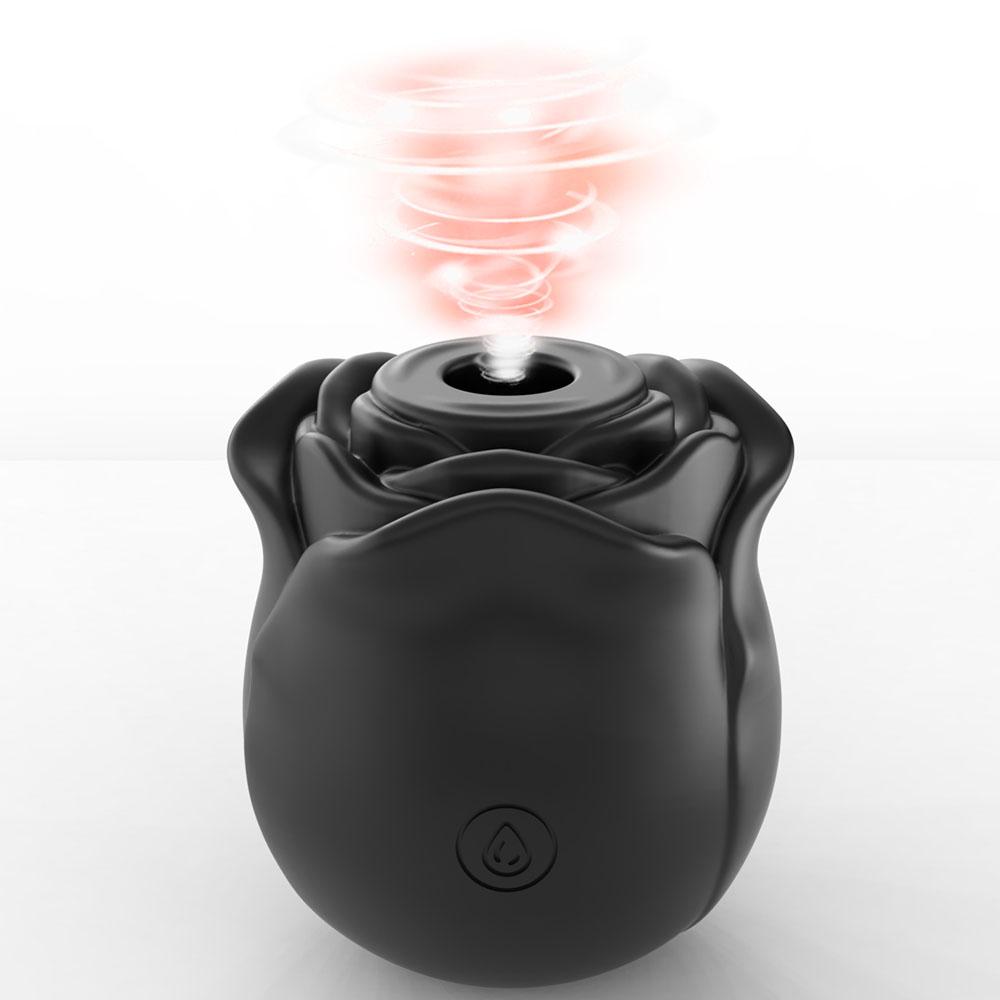 Rose Shape Vagina Sucking Vibrator Nipple Massager Clitoral Vacuum Stimulator Vibrating Female Masturbator Sex Toys for Adults