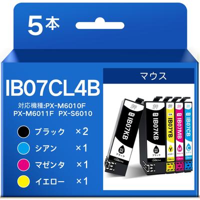 IB07CL4B IB07 für Epson 4 farben Kompatible tintenpatrone Maus Kompatible tintenpatrone IB07KB Schwarz Schwarz Große kapazität Kompatible tinte EPSON
