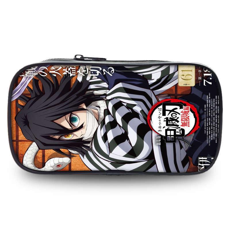 Demon Slayer Kimetsu No Yaiba Stationery Storage With Spacious Design For School And Gift Use