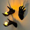 Halloween Hand Candle Holder - Wall Sconce Hanging Ornament Tabletop Decoration for House Party Decor