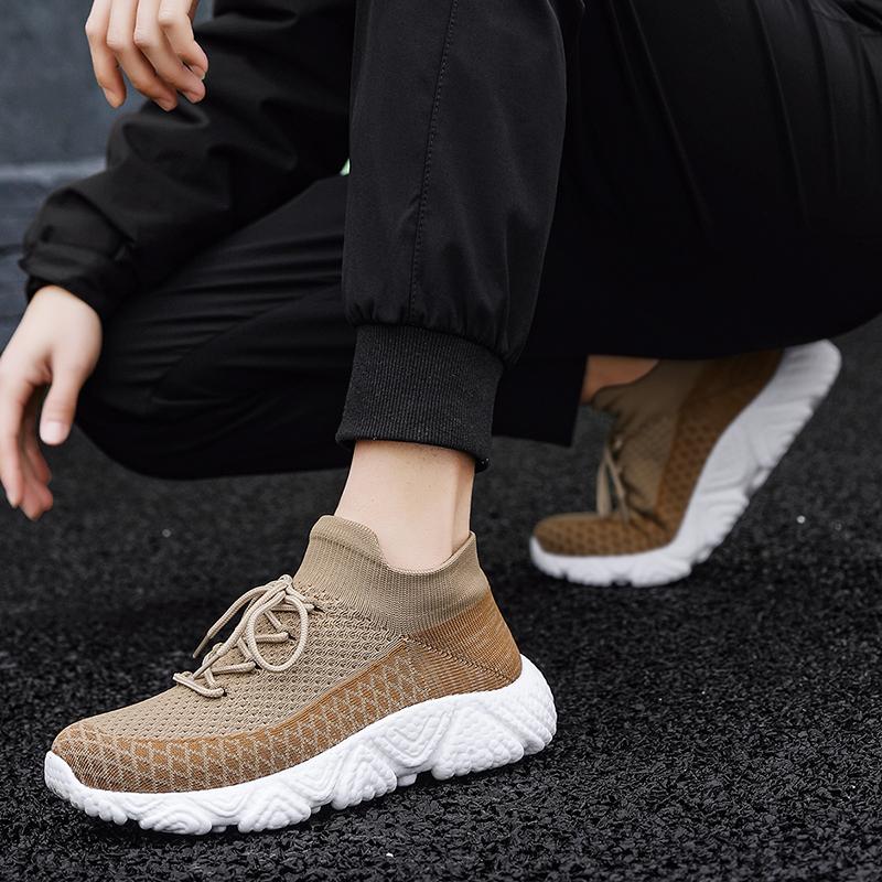 Men's Sports Shoes Four Season Casual New Outdoor Versatile Comfortable Anti Slip Thick Sole Running Casual Sneakers Zapatillas