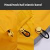 Comfortable Hooded Raincoat For Dog Waterproof PU Rain Ponchos With Night Visibility Design for Pet Outdoor Walking