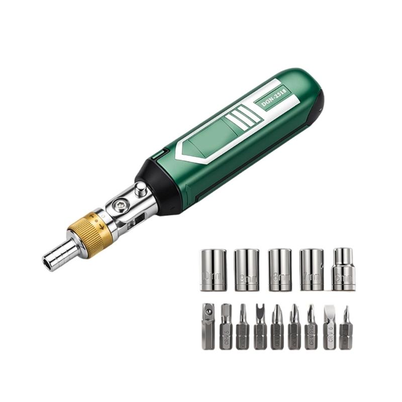 14 in 1 Ratcheting Screwdriver Set Portable Hand Repair Tool Double Purpose Screwdriver Multifunctional Screwdriver