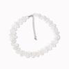 French Gentle and Romantic Crystal Rice Beads White Temperament Collarbone Chain Imitation Pearl Light Luxury High-end Necklace