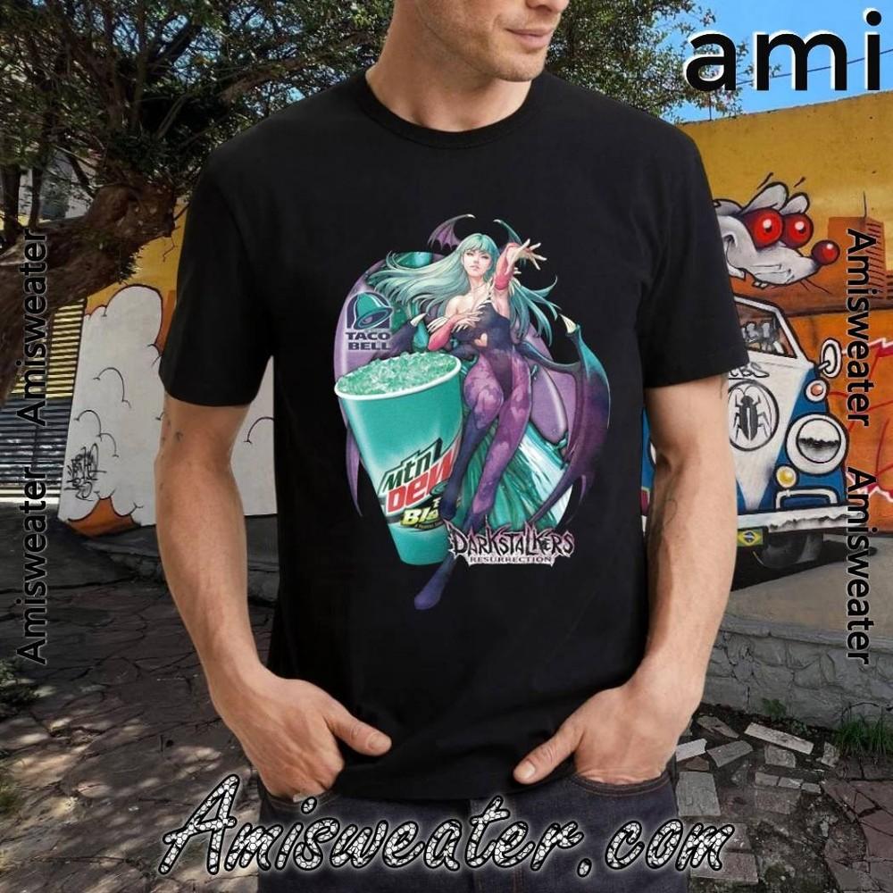 Taco Bell Baja Blast Darkstalkers Resurrection T-shirt Unisex T-Shirt XXXL