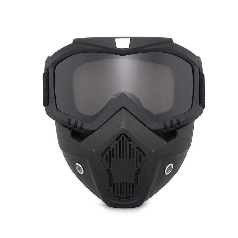

Vintage Motocross Glasses Adjustable Dustproof Breathable Dirt Bike Off-road Motorbike Motorcycle Goggles Full Face Protective