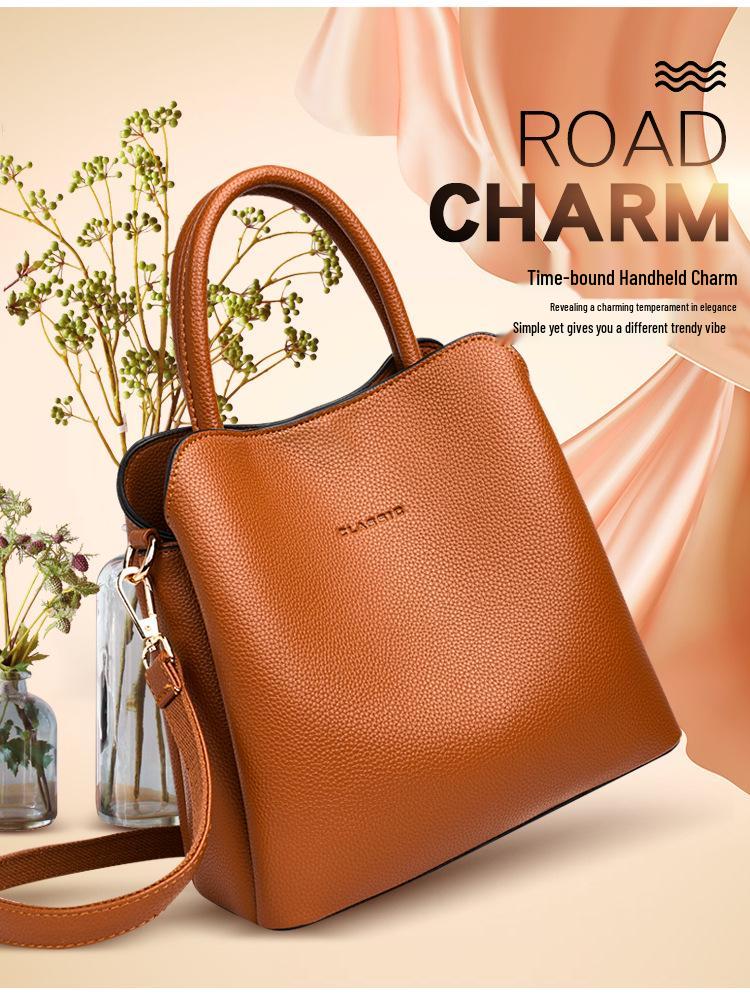 2024 Women's Fashionable Handbag: Large Capacity Tote & Versatile Crossbody