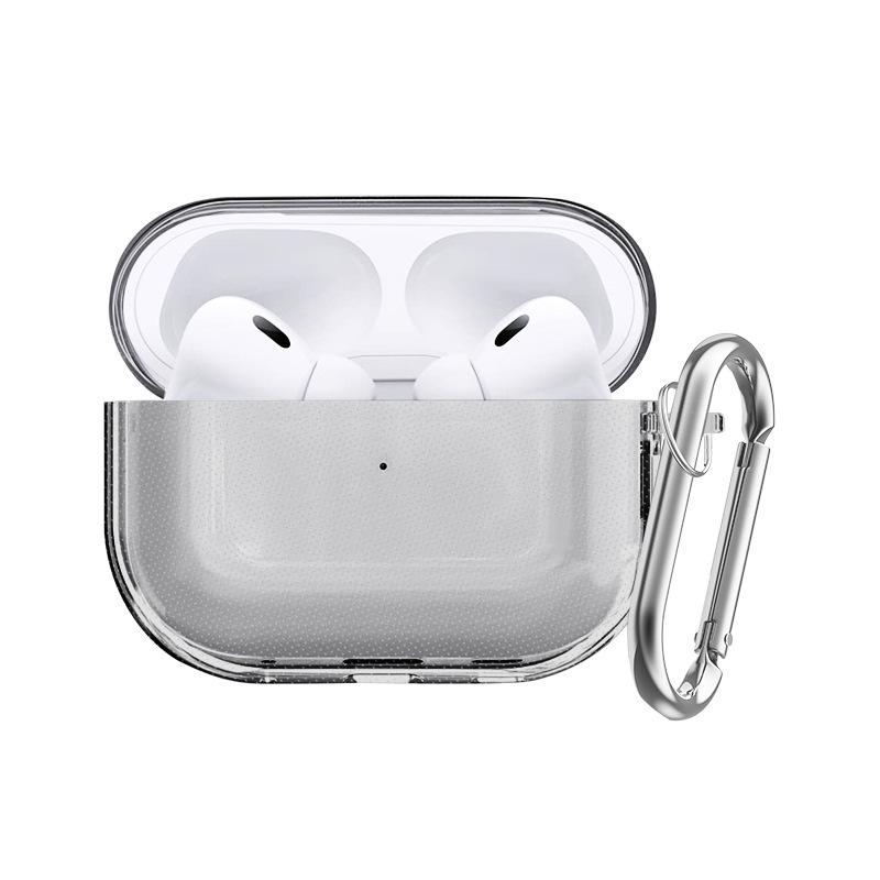for Airpods Pro 3 Case Accessories Soft TPU Transparent Protective Shockproof Case with Cleaning Kit Keychain for Airpods Pro 3