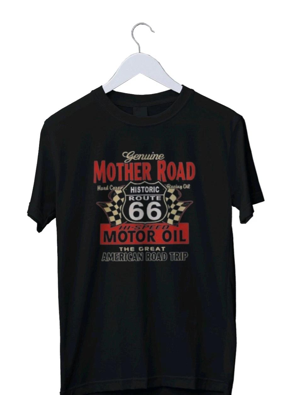 big and tall Men s and Women s T-shirts rt 66 route 66 sign Graphic Men s and Women s T-shirts Mens S M L XL 2 3 4 XL XXL