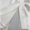 Silk Satin White Shirt: Elegant Foreign Design, Spring 2025 Women's Fashion