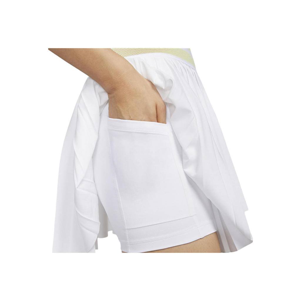 Nike Comfortable Soft Fashionable Elastic High-Waisted Pleated Skirt Casual Short Skirt Women Skirts White HM4588100