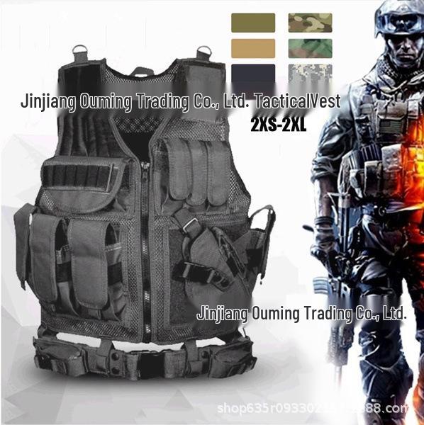 Ultra-Light Breathable Tactical Vest - Outdoor Mesh Combat Protection, Stab-Proof Design