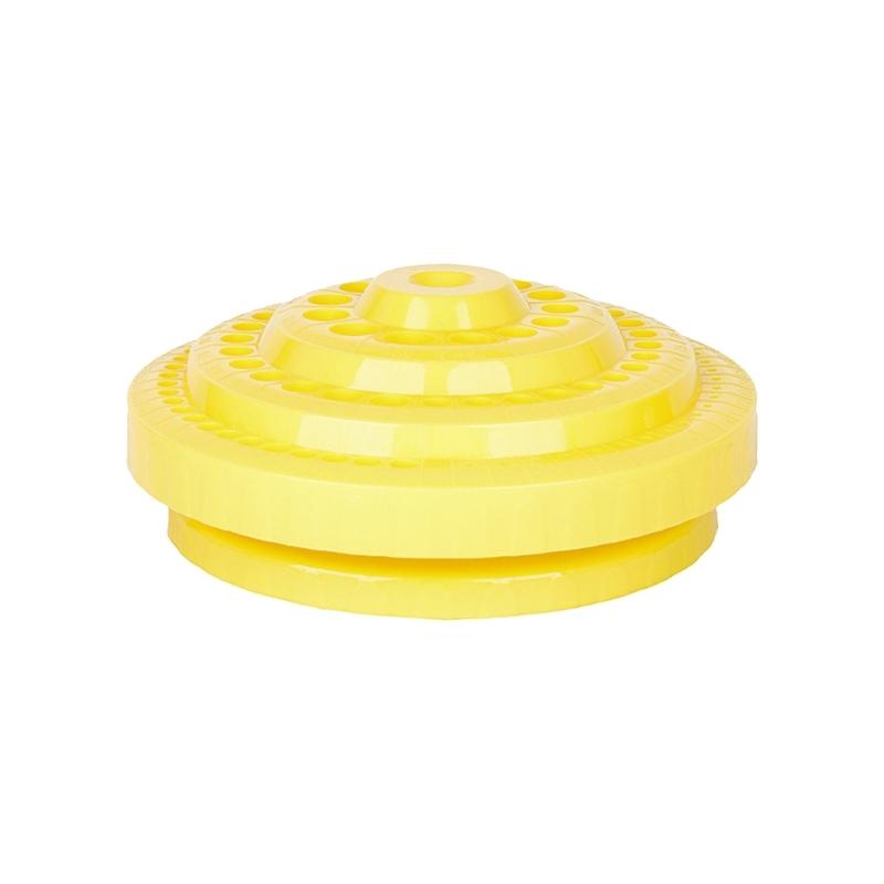 

Кейс для хранения сверл с вращением на 360 градусов, круглой формы, органайзер-подставка из твердого пластика, коробка для хранения на 100 отверстий, органайзер жёлтый