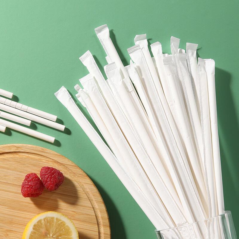 Meiliya Individually Wrapped Paper Straws