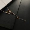 2025 Women's Titanium Steel Necklace: Light Luxury, Clavicle Chain, Non-Fading High-End Accessory