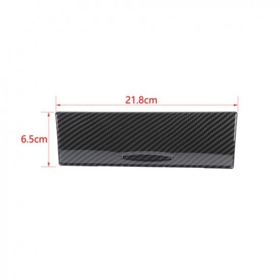 Carbon Fiber Central Console Storage Box Decor Cover Trim For Chrysler 300 2011+