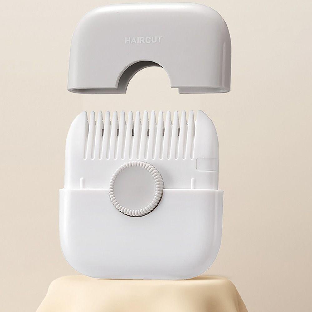2 in 1 Haarschneidemaschine, Friseurkamm, Pony-Haarschneider, Entferner, Home-Mini-Make-up-Tools für dünner werdendes Schönheits-Haarschnittzubehör