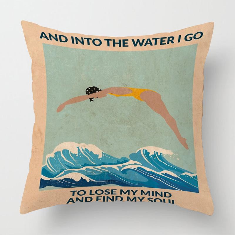 Nordic Style Abstract Art Figure Pillow Case 40x 40cm Living Room Sofa Decorative Cushion Cover Room Decorative Aesthetics