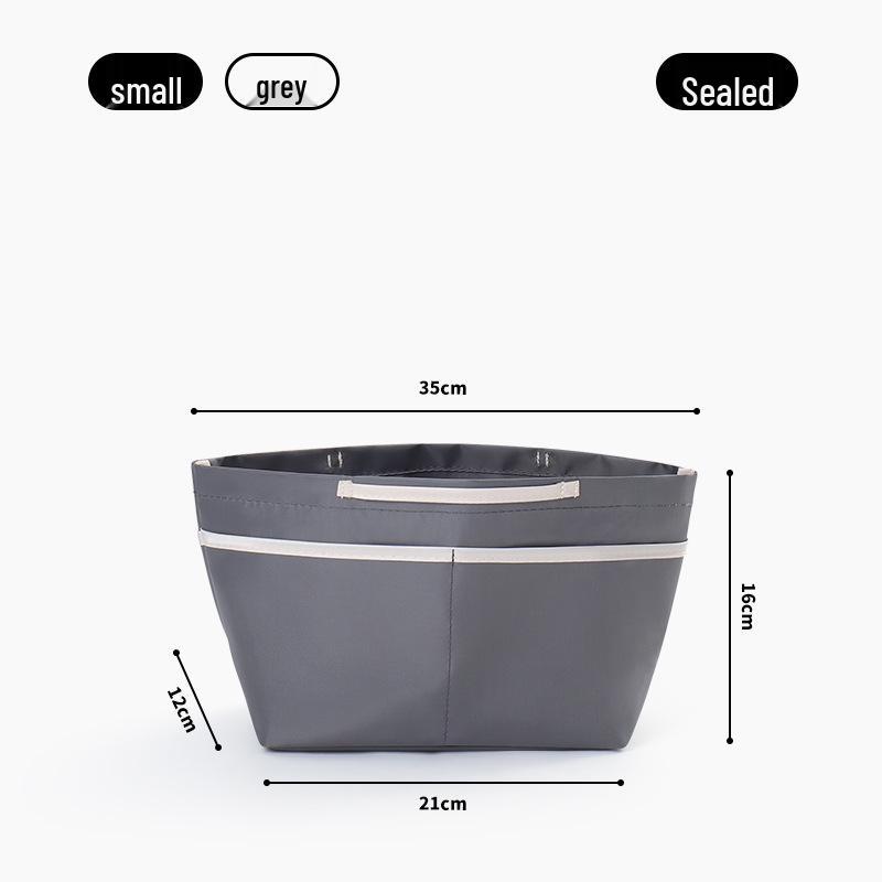 Ultralight Anti-theft Handbag Organizer with Zippered Inner Lining and Cosmetic Support