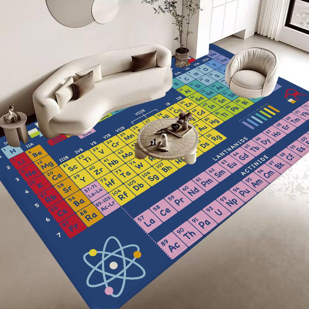 Układ Okresowy Pierwiastków Mata Łazienkowa Antypoślizgowa Wchłaniająca Wodę Długi Pasek Poduszka Mata do Sypialni Mata Dekoracyjna do Hotelu