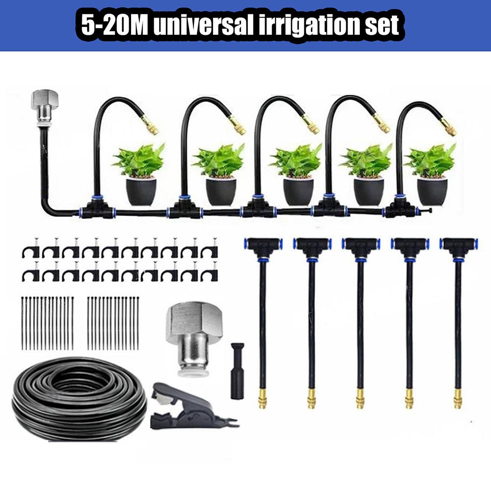 Adjustable Rotating Copper Nozzle for Watering, Irrigation, Humidification, and Cooling