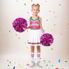 Girls Cheerleading Two Piece Set Tank Top Pleated Skirt for School Performance