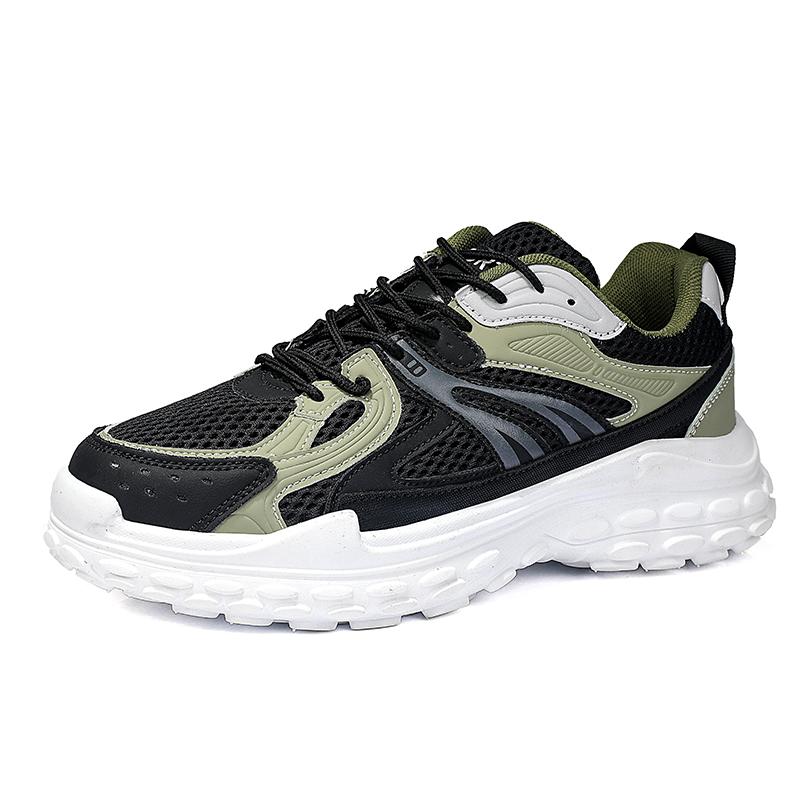 new fashion breathable daddy shoes men's thick soles increase fashion shoes men's European station tire sole running shoes